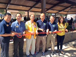 Barnes Park Picnic Shelter Ribbon Cutting